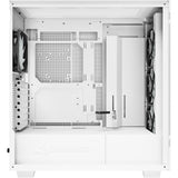 Sharkoon rebel c50 white rgb midi tower behuizing (wit | 2x usb-a | 1x usb-c | rgb | tempered glass)