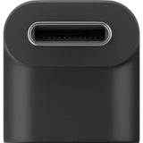 Goobay usb-c (male) naar usb-c (female) 90° adapter (zwart)