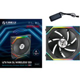 Lian li uni fan sl120 wireless reverse blade rgb case fan (zwart, 120 x 124.5 x 28 mm, pwm)