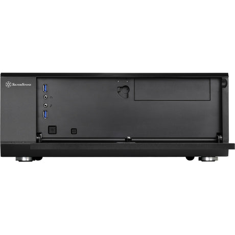 Silverstone sst-gd10b htpc behuizing (zwart | 2x usb-a)