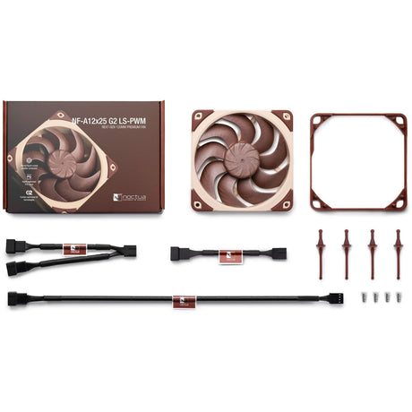 Noctua nf-a12x25 g2 ls-pwm case fan (bruin beige, 120 x 120 x 25 mm)