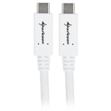 Sharkoon usb-c 3.2 > usb-c kabel (wit, 1 meter)