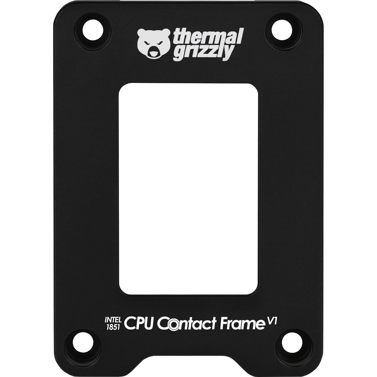 Thermal grizzly cpu contact frame v1 - intel 1851 montagegereedschap (zwart)