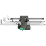Wera inbussleutelset 950 9 hex-plus 4 (chroom, 9-delig)