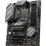 Msi b760 gaming plus wifi socket 1700 moederbord (grijs zwart, raid, 2.5gb-lan, wi-fi 6e, bt, sound, atx)