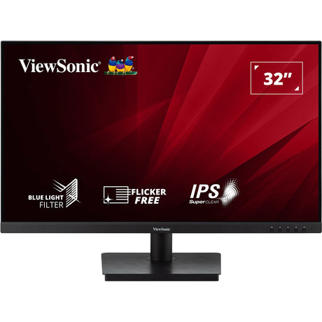 Viewsonic va3209-2k-mhd 31.5 monitor (zwart, 2x hdmi, 1x displayport, sound)