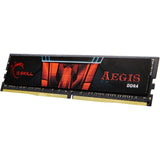 G.skill 16 gb ddr4-3000 (2x 8 gb) kit werkgeheugen (zwart, f4-3000c16d-16gisb, aegis, xmp)