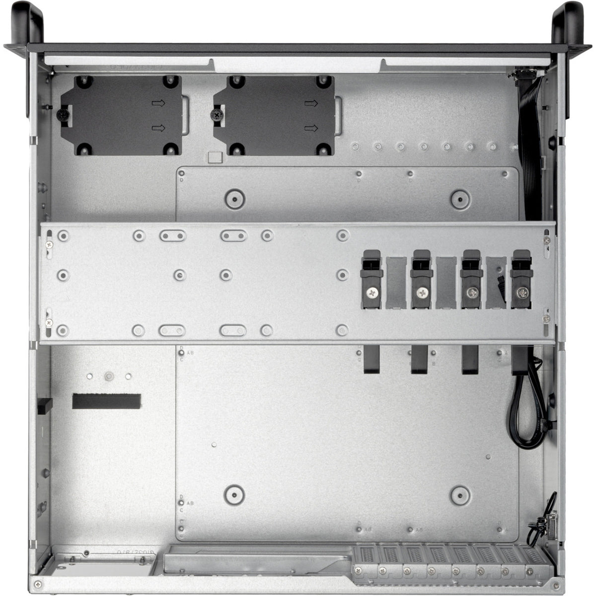 Silverstone rm4a rack behuizing (zwart | 4u | usb-c)