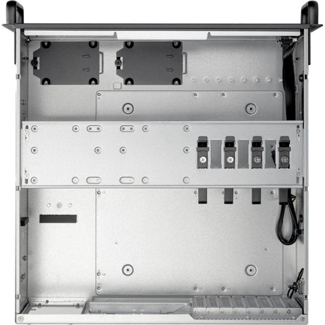 Silverstone rm4a rack behuizing (zwart | 4u | usb-c)