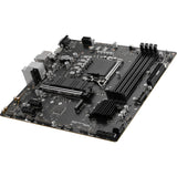 Msi pro b760m-p socket 1700 moederbord (zwart, raid, gb-lan, sound, µatx)