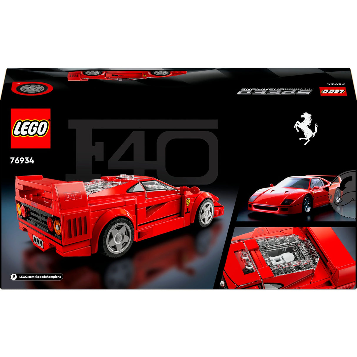 Lego ® speed champions - ferrari f40 supercar - 76934