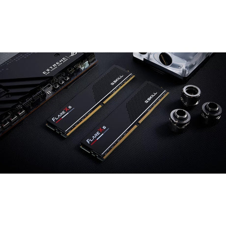 G.skill flare x5 32 gb ddr5-6400 (2x 16 gb) werkgeheugen (zwart, f5-6400j3239g16gx2-fx5, expo)