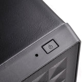 Silverstone sst-sg13b-c mini tower behuizing (zwart | 1x usb-a | 1x usb-c)