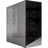 Arctic xtender midi tower behuizing (zwart | 2x usb-a | 1x usb-c | rgb | tempered glass)