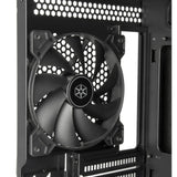 Silverstone seta q1 midi tower behuizing (zwart | 2x usb-a | 1x usb-c)