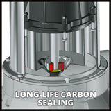Einhell gc-dp 7035 n eco plus vuilwaterpomp (roestvrij staal rood)