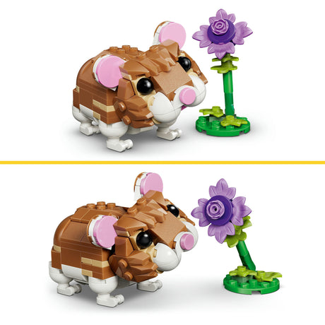 Lego ® creator 3in1 schattige hamster met bloem - 31376