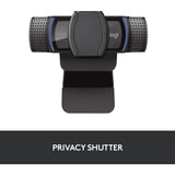 Logitech c920s pro hd webcam (zwart)