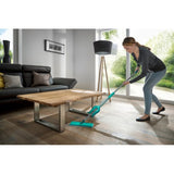 Leifheit picobello vloerwisser s micro duo met steel - 27 cm wisbreedte - turqouise - grijs