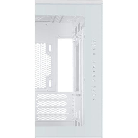 Asus prime ap202 midi tower behuizing (wit | 2x usb-a | 1x usb-c | rgb | tempered glass)