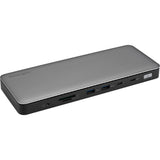 Kensington sd5760t dockingstation (zilver zwart, thunderbolt 4, usb-c, usb-a, hdmi, pd)