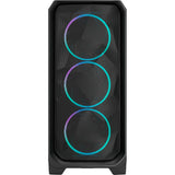 Fractal design meshify 3 rgb midi tower behuizing (zwart | 2x usb-a | 1x usb-c | rgb | tempered glass)