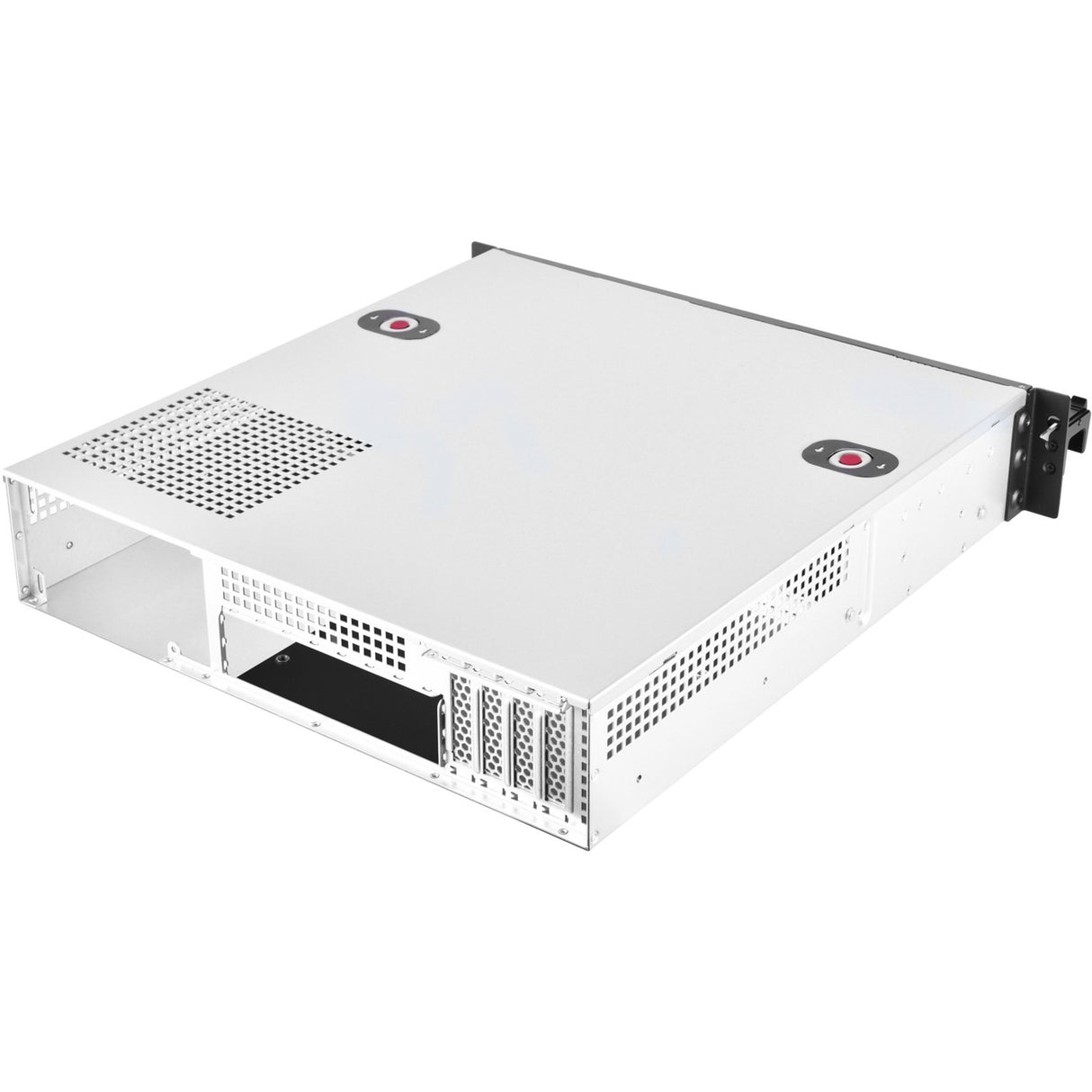 Silverstone rm21-308 rack behuizing (zwart | 1x usb-a 2.0 | 1x usb-a 3.2 (5 gbit s))