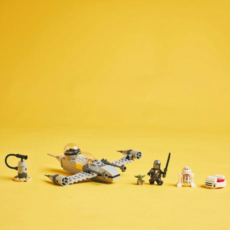 Lego star wars™ mando en grogu’s n-1 starfighter™ - 75410