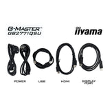 Iiyama g-master red eagle gb2771qsu-b1 27 gaming monitor (zwart, 2x hdmi, displayport, 2x usb-a, 2x usb-c, 200 hz)