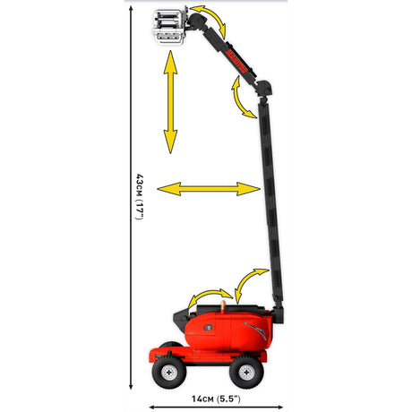 Cobi youngtimer collection - manitou 280 tj constructiespeelgoed