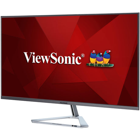 Viewsonic vx3276-mhd-3 31.5 monitor (zwart (mat) zilver, 1x displayport, 1x hdmi, 1x vga)