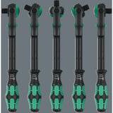 Wera 8000 c black edition zyklop speed ratel met 1 2 aandrijving (zwart groen)