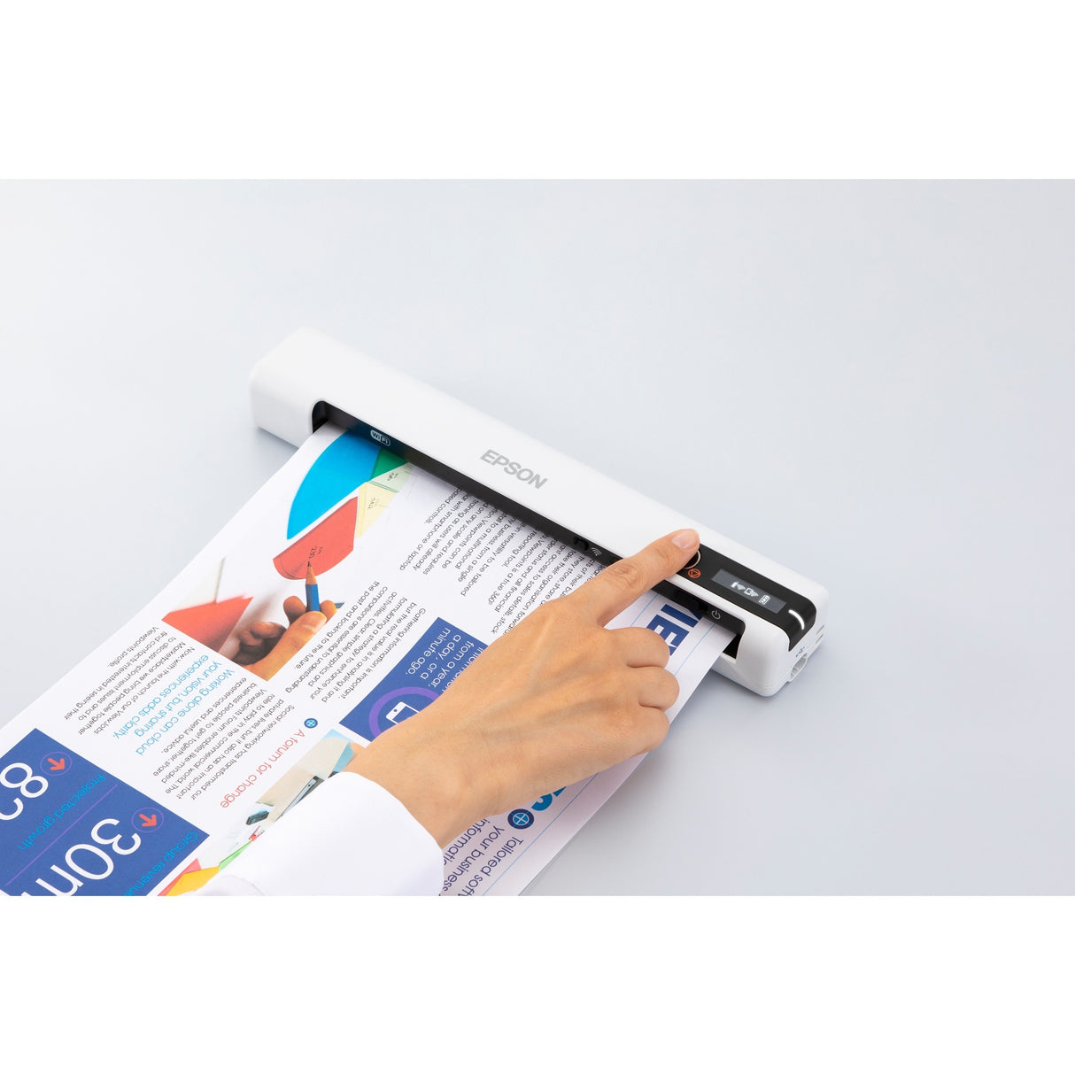 Epson workforce ds-80w feedscanner (grijs)
