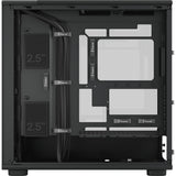 Fractal design epoch xl tg rgb midi tower behuizing (zwart | 2x usb-a | 1x usb-c | rgb | tempered glass)
