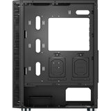 Montech x3 mesh midi tower behuizing (zwart | 3x usb-a | rgb | tempered glass)