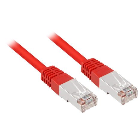 Sharkoon patchkabel rj45 cat.5e s ftp 5m (rood)