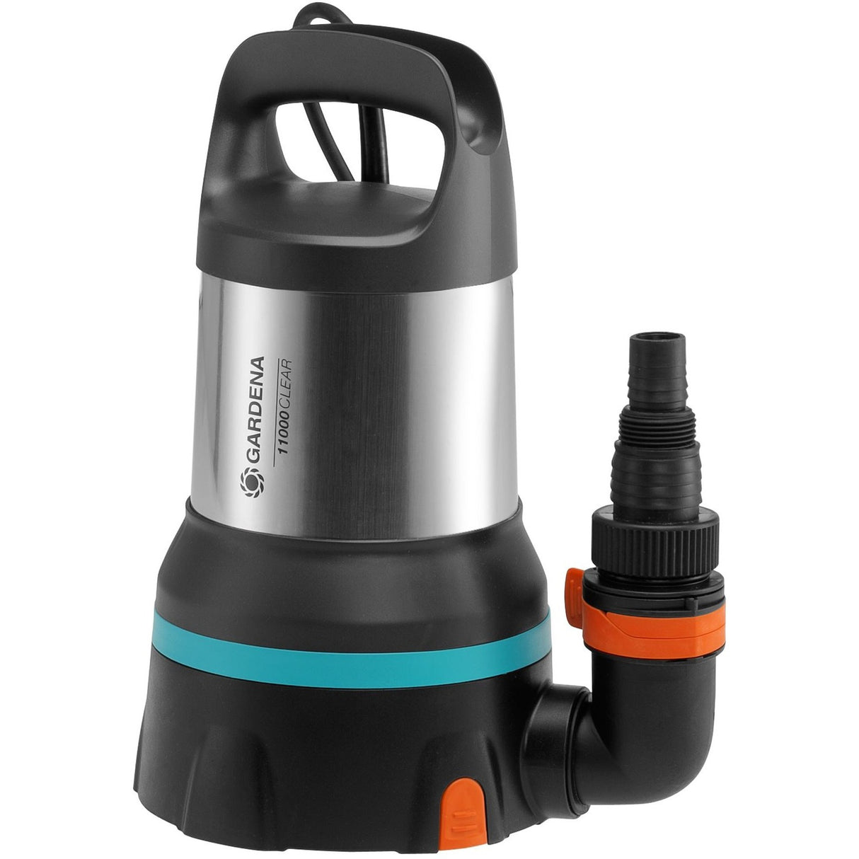 Gardena dompelpomp 11000 aquasensor dompel- en drukpompen (zwart roestvrij staal, 9034-20)