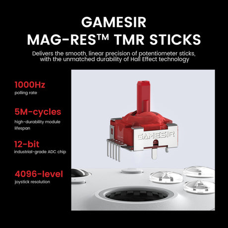 Gamesir g7 pro tri-mode - shadow ember gamepad (zwart donkerrood, xbox series x|s, xbox one, pc, android, steam)
