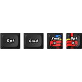 Iqunix f97 graffiti diary wireless mechanical keyboard (zwart, us lay-out (qwerty), cherry mx red, 96%, rgb leds, hot-swappable, pbt, 2.4ghz | bluetooth 5.1 | usb-c)