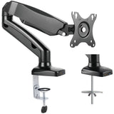 Act connectivity monitorarm office met gasveer, 1 scherm (zwart)