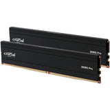 Crucial pro 32 gb ddr4-3200 (2x 16 gb) werkgeheugen (zwart, cp2k32g4dfra32a, xmp 2.0)