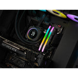 Corsair vengeance rgb 32 gb ddr5-5200 (2x 16 gb) werkgeheugen (zwart, cmh32gx5m2b5200c40, xmp 3.0)