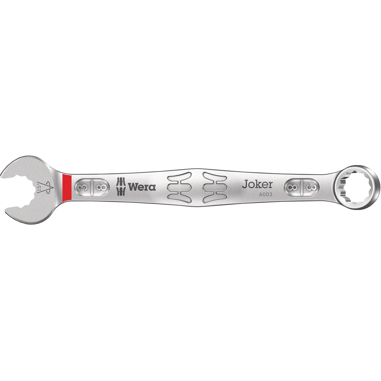 Wera 9642 magneetstrip 6003 joker imperial 1 ringsteeksleutelset moersleutel (inch, 8‑delig)