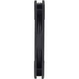 Silverstone air slimmer 120 argb case fan (zwart, 120 x 120 x 15 mm, pwm)