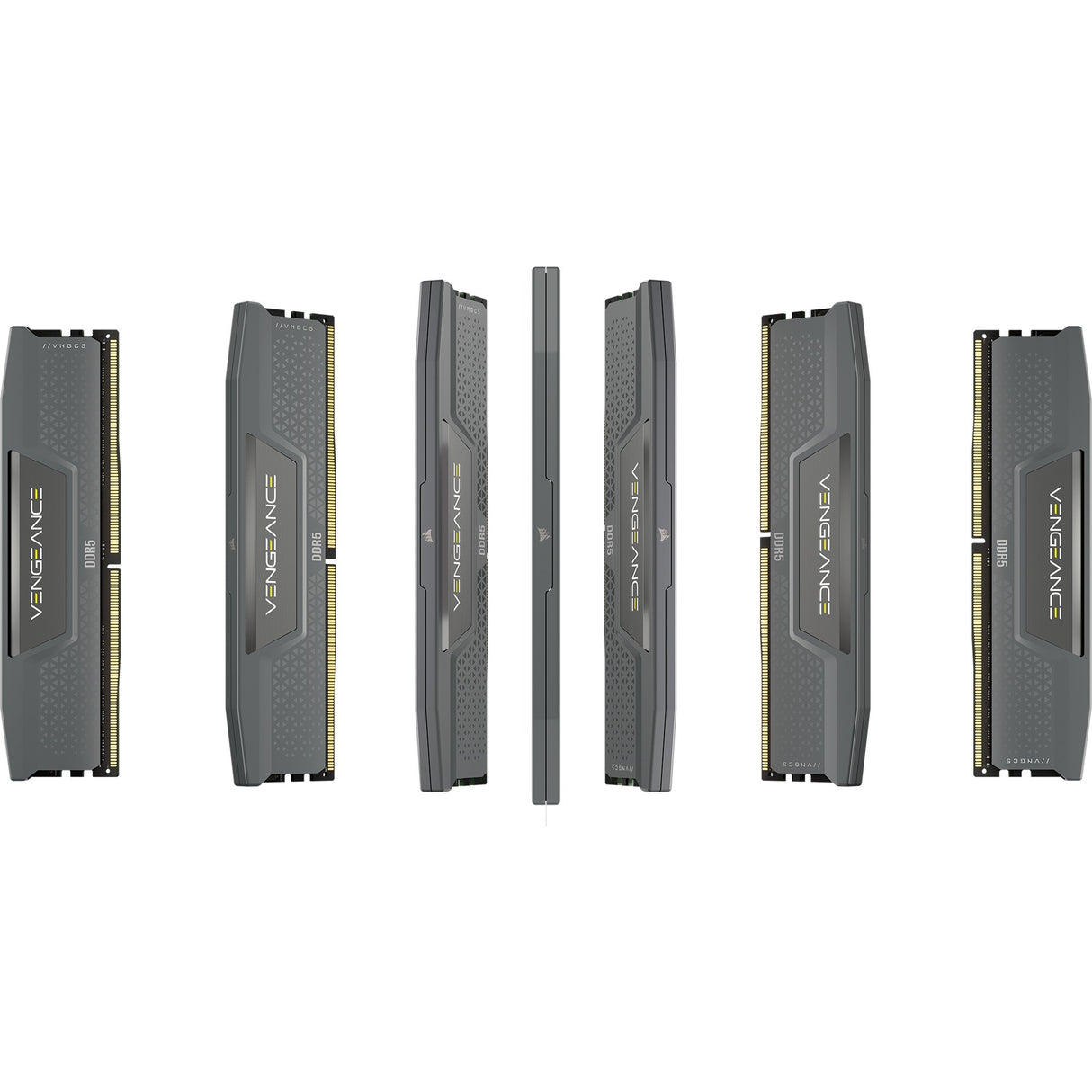 Corsair vengeance 64 gb ddr5-6000 (2x 32 gb) werkgeheugen (grijs, cmk64gx5m2b6000z30, xmp, expo)