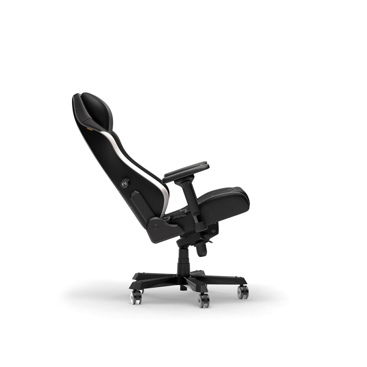 Dxracer master xl black white epu leathe gamestoel (zwart wit)