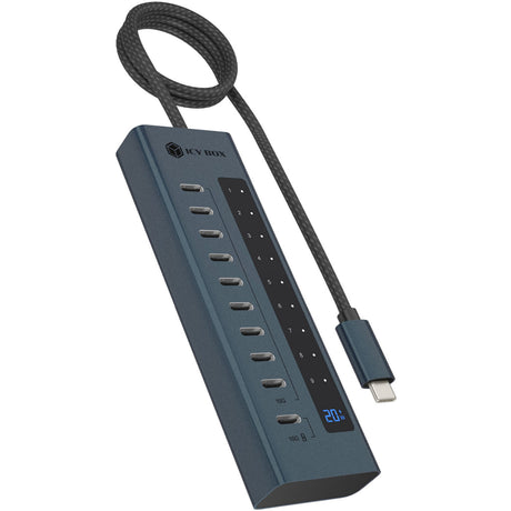 Icy box ib-hub1450-c31 usb-hub (antraciet)