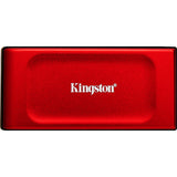 Kingston xs1000 portable 1 tb externe ssd (rood zwart, sxs1000r 1000g, usb-a 3.2 (10 gbit s))