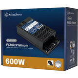 Silverstone fx600z platinum modulaire 600 watt voeding (zwart, 1x 12v-2x6, 2x pcie)