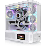 Thermaltake view 370 tg argb snow midi tower behuizing (wit | 2x usb-a | 1x usb-c | rgb | tempered glass)